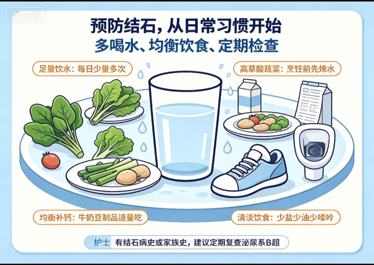【健康科普】身体里怎么会长出“小石头”？一文看懂泌尿系统结石的预防与科学治疗