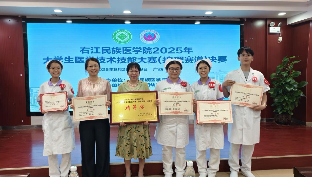 玉林市红十字会医院在右江民族医学院2025年大学生医学技术技能大赛 （护理赛道）中获佳绩