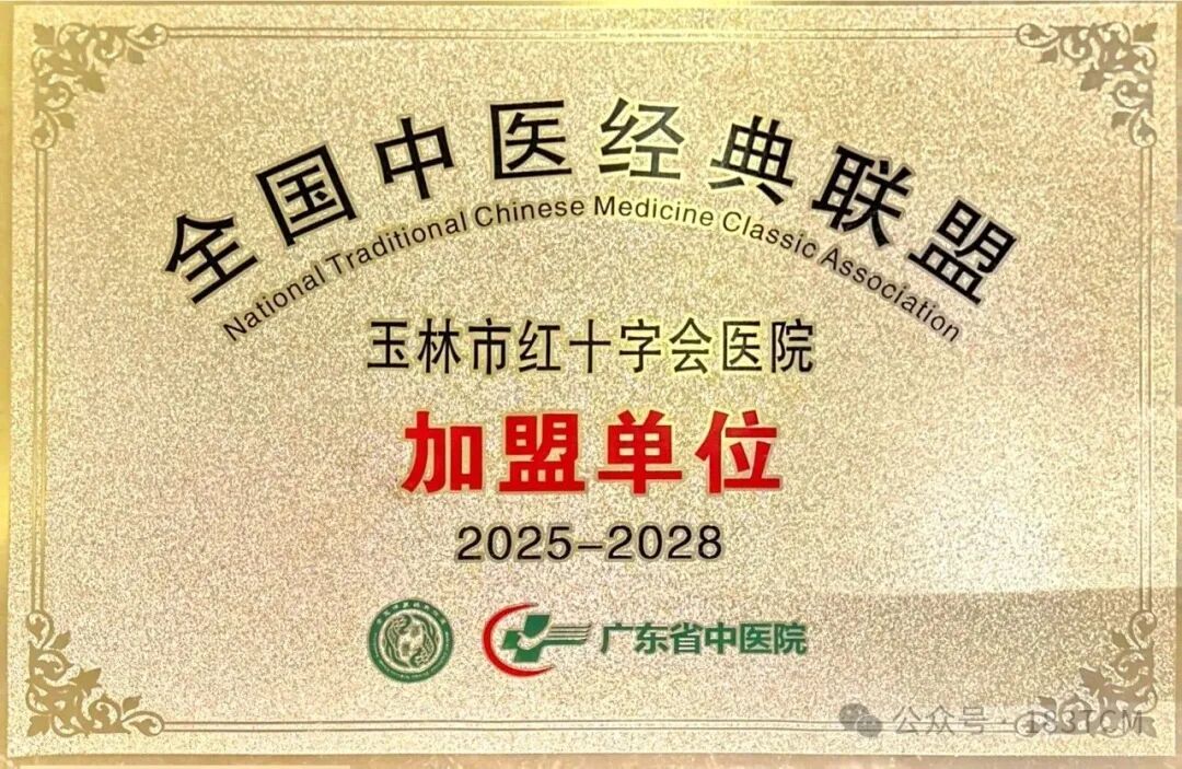 喜讯!玉林市红十字会医院成功入选全国中医经典联盟加盟单位